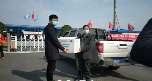 教體新區(qū)熱心捐贈口罩，萬焱建設定不負工期！